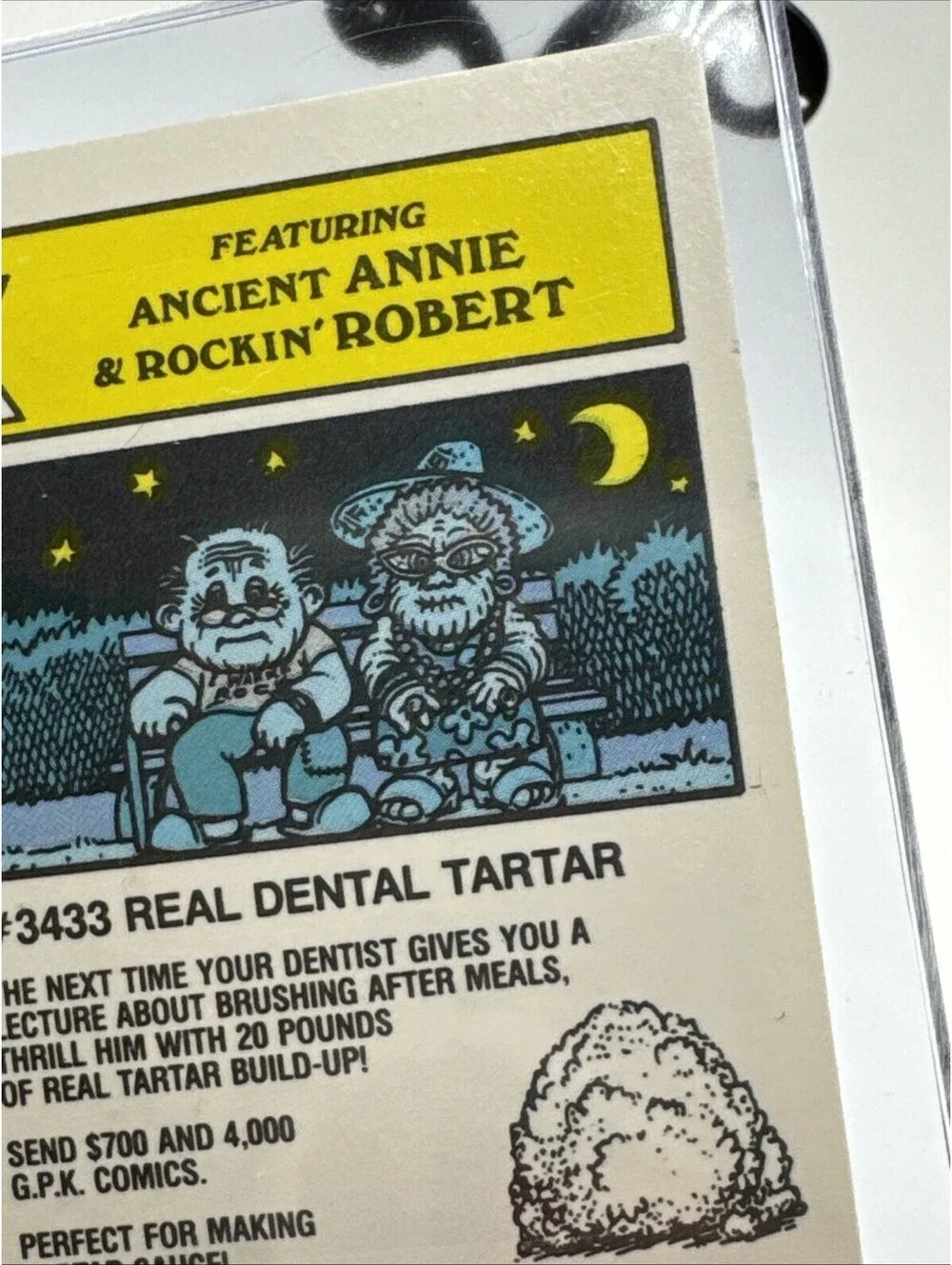 Vintage 1987 Bud Sucker Garbage Pails Kids - 411b Topps